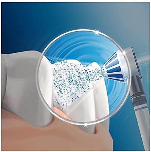 Oral-B Pro 2000 Elektrische Zahnbürste mit OxyJet Munddusche, 3 Aufsteckbürsten, 4 Ersatzdüsen, Set