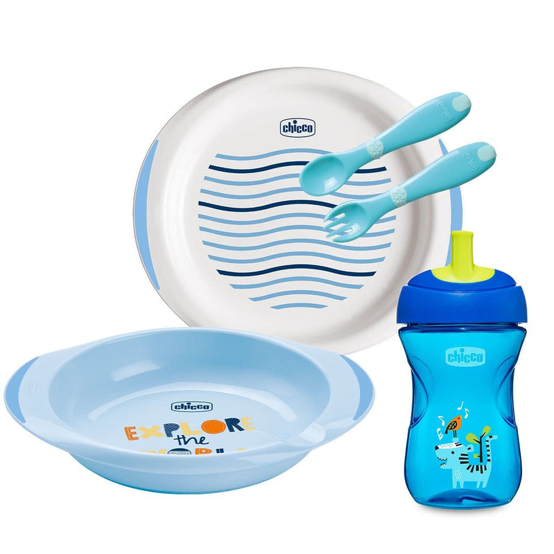 Chicco Baby Geschirr Set, Baby Geschirrset für Essen und Babynahrung, besteht aus 1 x Becher "Advanc