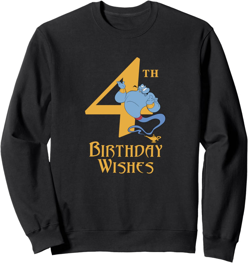 Disney Aladdin 4th Birthday Genie Sweatshirt