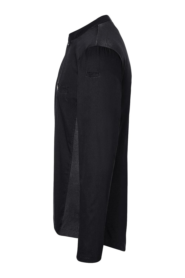 Karlowsky Herren Langarm Arbeitsshirt Performance 60% Baumwolle, 40% Polyester XL Schwarz, XL Schwar