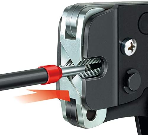 Rennsteig Aderendhülsencrimpzange PEW8.87 (selbsteinstellend, gleichmässiges Verpressen; 0,08-10 mm²