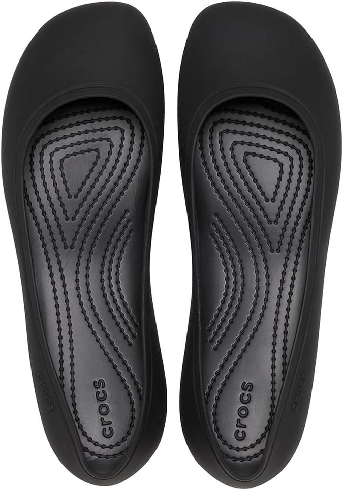 Crocs Damen Brooklyn Flat Sneakers 34/35 EU Schwarz, 34/35 EU Schwarz