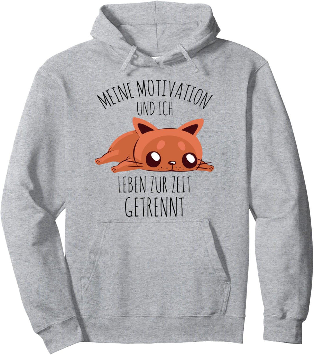 Spruch Meine Motivation und ich leben zur Zeit getrennt Süss Pullover Hoodie