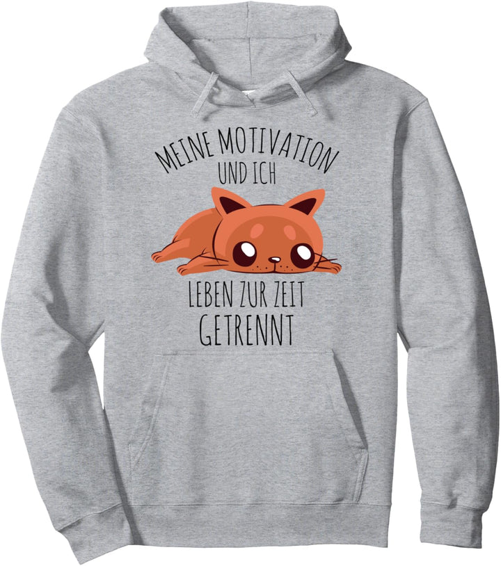 Spruch Meine Motivation und ich leben zur Zeit getrennt Süss Pullover Hoodie
