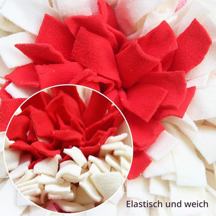 IEUUMLER Hundematte Snuffle Mat Erziehungsmatte für Hunde Dog Puzzle Toys IE075 (45 x 45 cm, Rosa &amp;