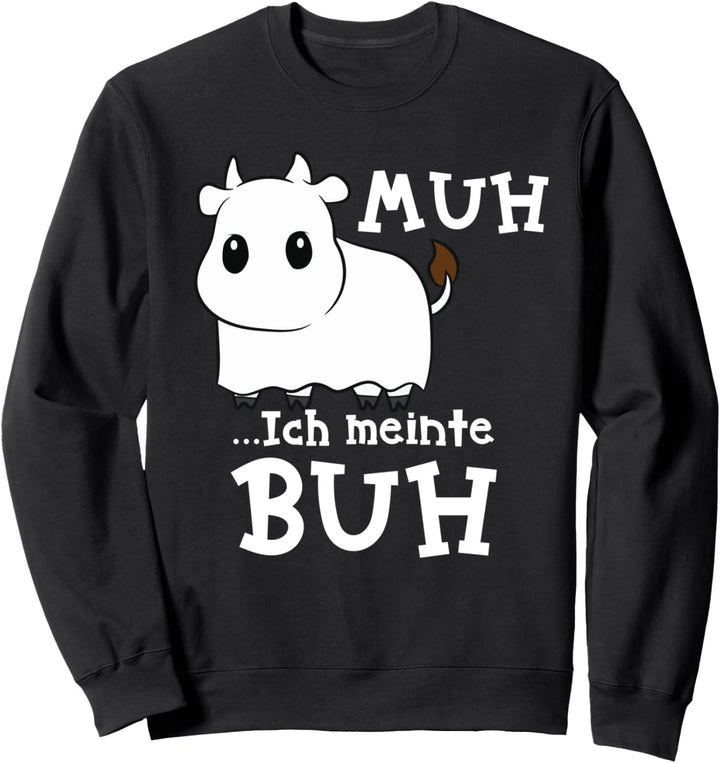 Lustiges Kuh Halloween Kostüm Kühe Verkleidung Sweatshirt