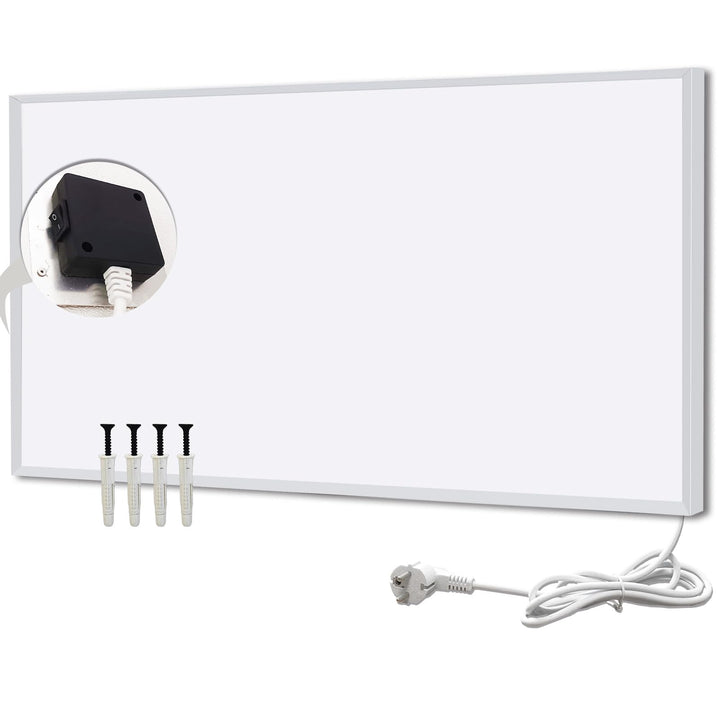Infrarotheizung 1000 Watt, Energiesparende Infrarot Wandheizung - Infrarot Heizung Heizkörper Heizpa