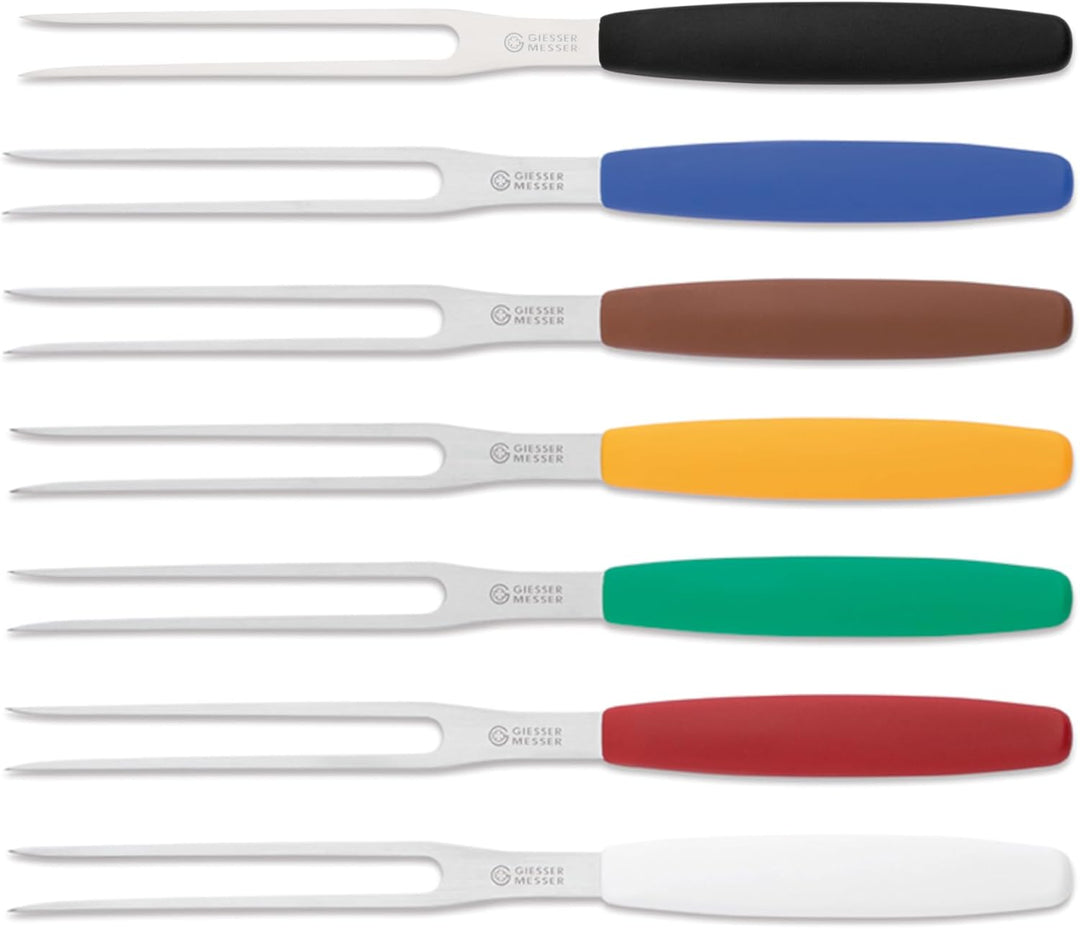 Giesser Messer - Made in Germany - Wurstgabel, Klinge 13 cm, rutschfest, Fleischgabel spülmaschinenf