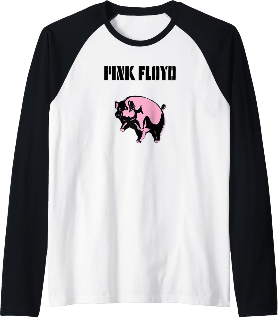 Pink Floyd Animals Flying Pig Raglan