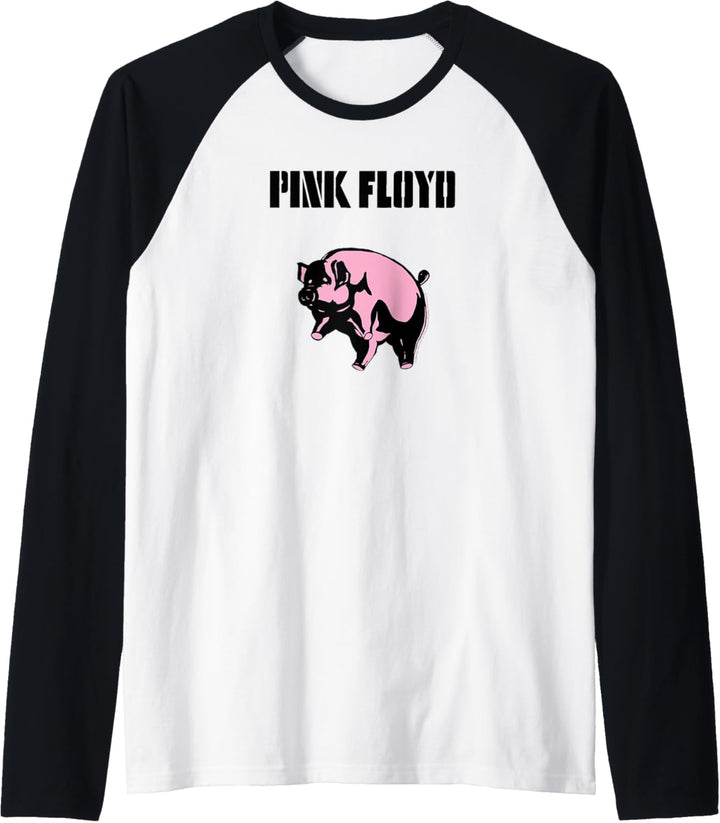 Pink Floyd Animals Flying Pig Raglan