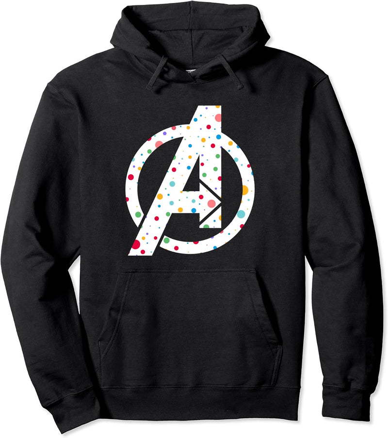 Marvel Avengers A Logo Polka Dots Pullover Hoodie