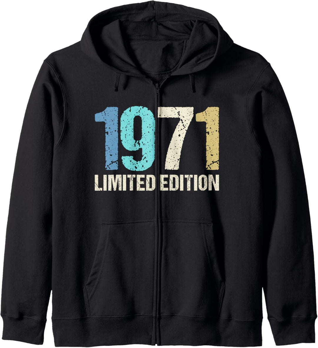 53. Geburtstag Mann Frau 53 Jahre 1971 Deko Lustig Geschenk Kapuzenjacke
