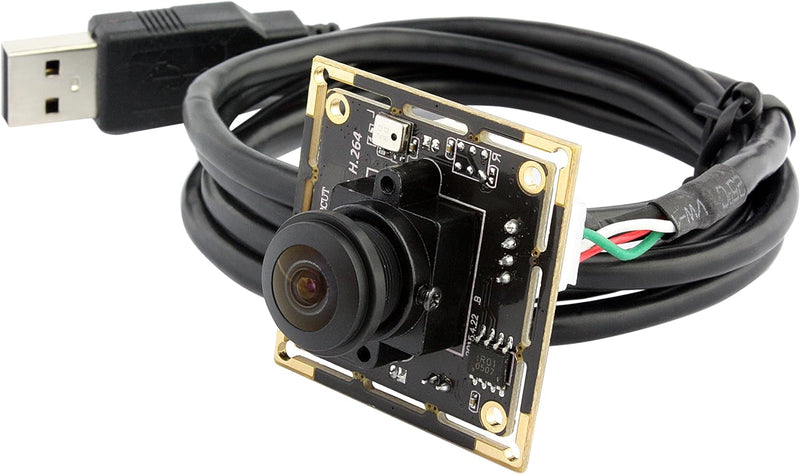 ELP Webcam 1080p H.264 USB Camera (Kamera Modul mit 180 Grad Objektiv)