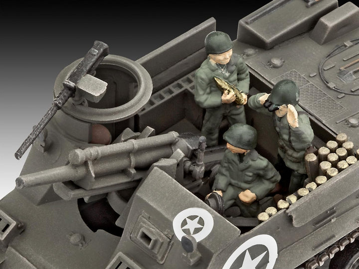 Revell 03216 M7 HMC Priest im Massstab 1:76, Modellbausatz