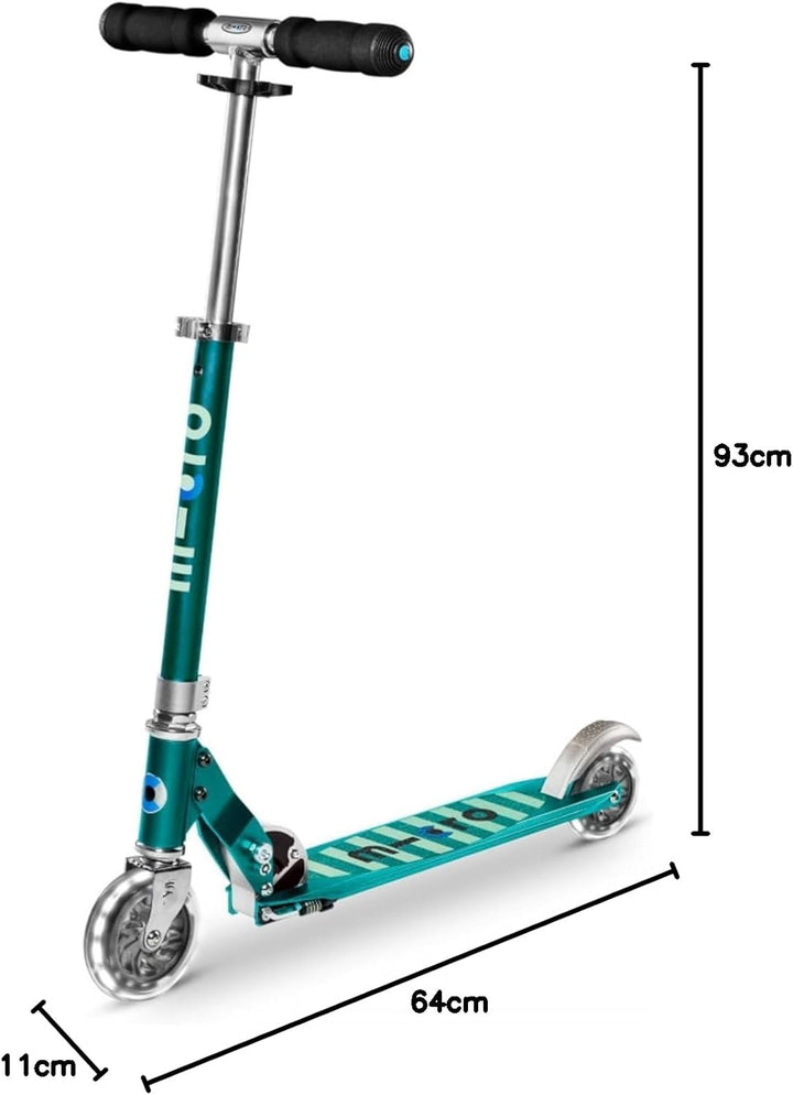 Micro Mobility SA0179 Sprite Tretroller, Petrol, 64 x 11 x 22 cm, Petrol