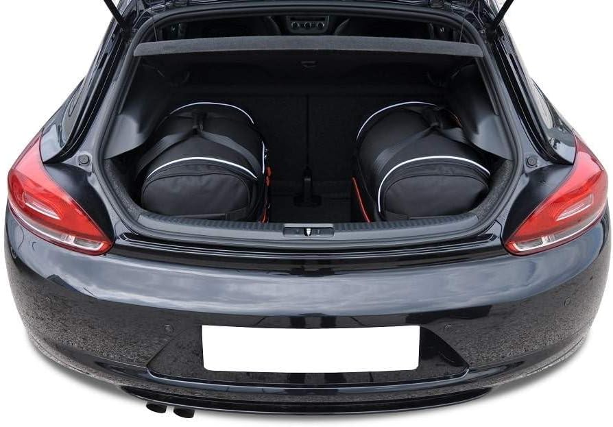 KJUST Dedizierte Reisetaschen 4 stk kompatibel mit VW SCIROCCO III 2008-2017