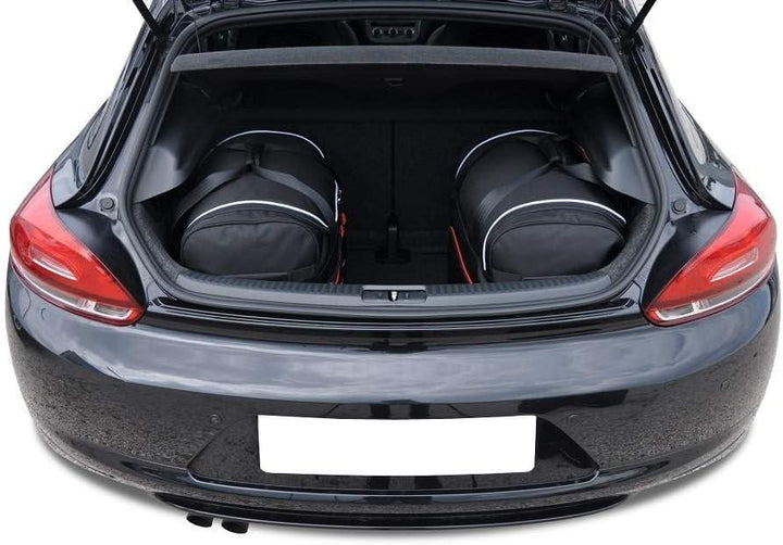 KJUST Dedizierte Reisetaschen 4 stk kompatibel mit VW SCIROCCO III 2008-2017
