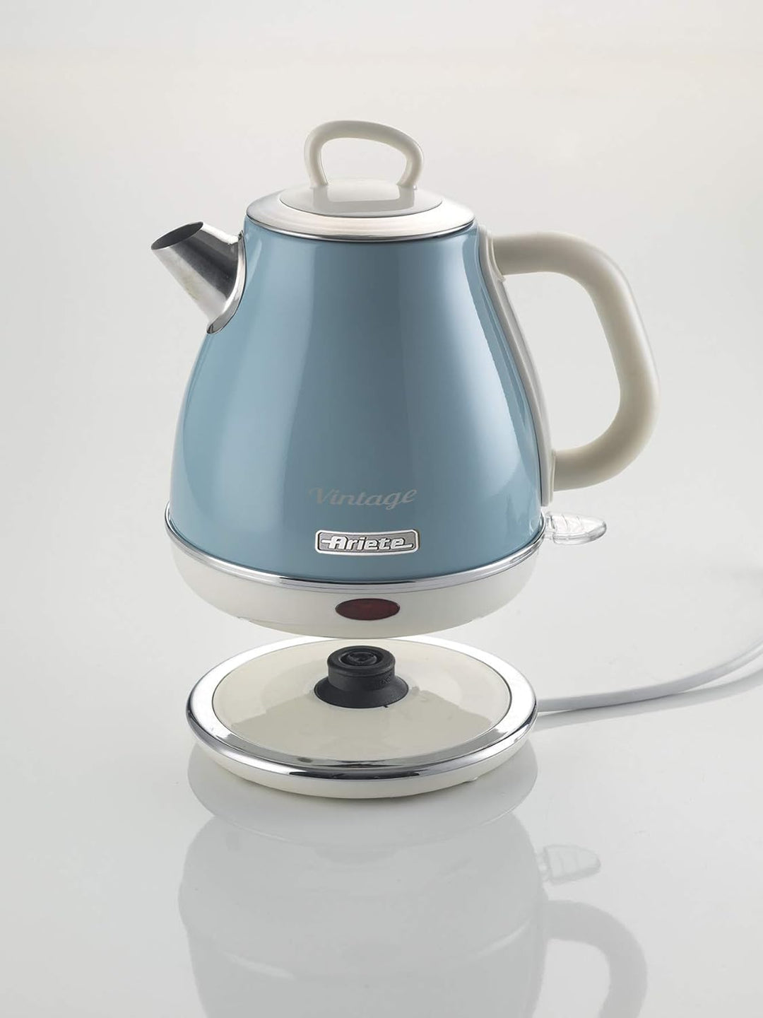 Ariete 155 Vintage Toaster mit 2 Scheiben & 2868/05 Vintage Wasserkocher, 1600, lackiertes Metall, b