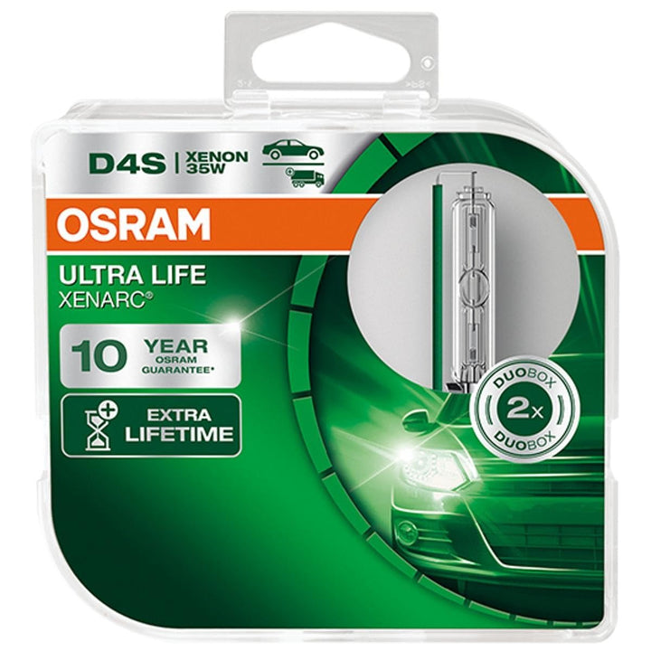 Osram XENARC ULTRA LIFE D4S HID Xenon-Brenner, Entladungslampe, 66440ULT-HCB, Duobox (2 Stück) ULTRA