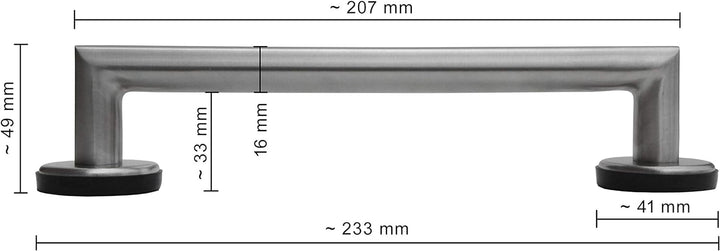 Nicolai Universalgriff Kühlschrankgriff - Edelstahl, magnetisch