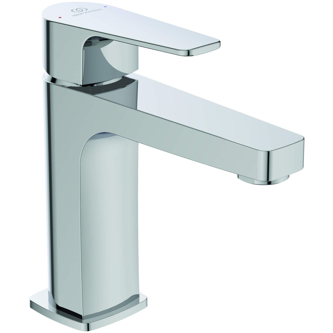 Ideal Standard BC553AA Cerafine D Waschtischarmatur Grande ohne Ablauf, Bad-Wasserhahn mit Auslauf,