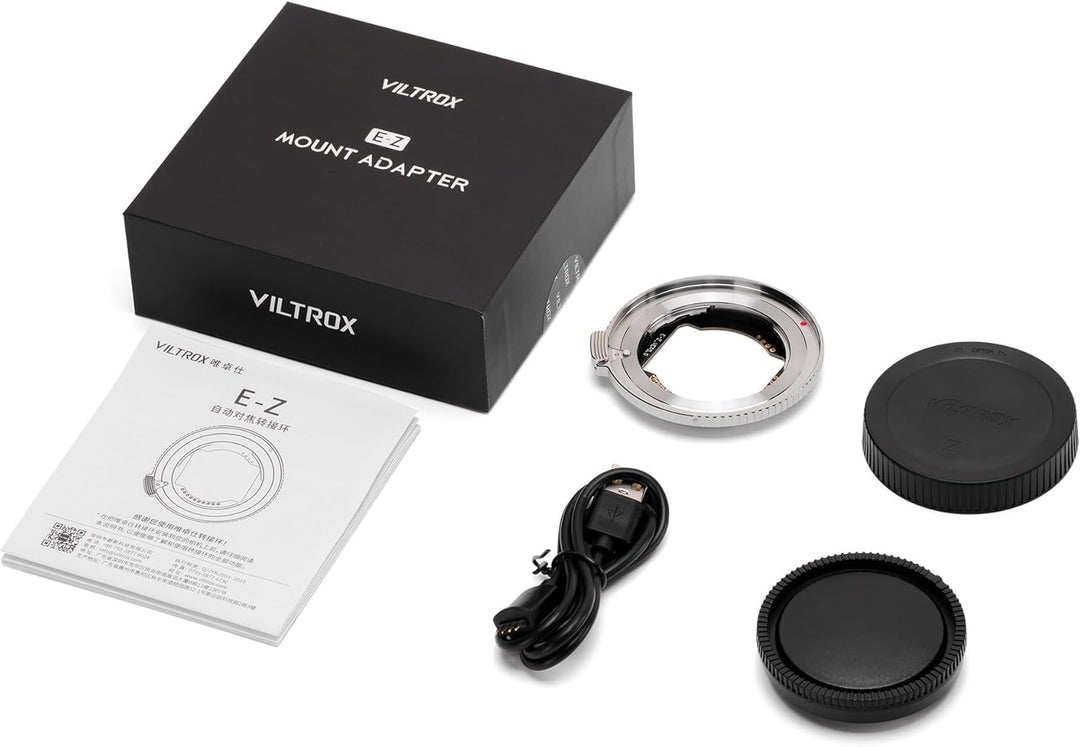 VILTROX E-Z Objektivadapter, Autofokus Adapter Konverter für Objektiv kompatibel mit Objektiv und Mo