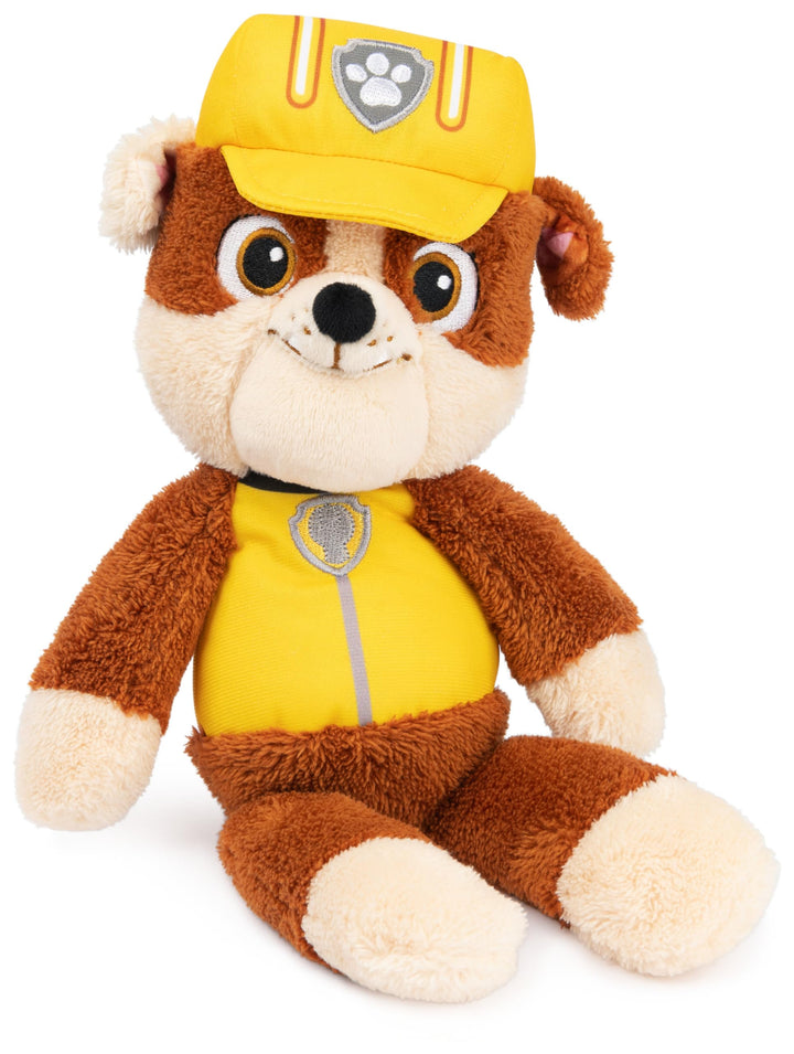 GUND PAW Patrol Schlenkerplüsch Rubble, 30 cm - hochwertiges Plüschtier aus weichem Velours-Frottee