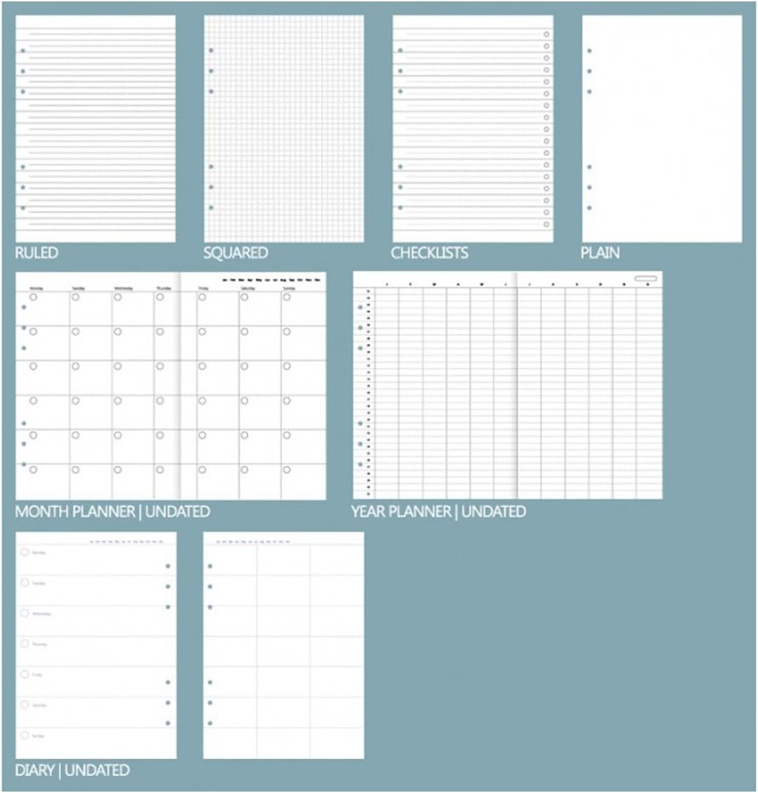 Filofax 23623 Terminplaner, A5 Clipbook Classic Pastels Orchid orchidee, orchidee