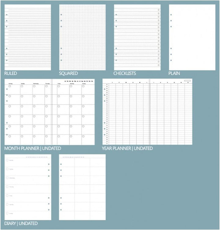 Filofax 23623 Terminplaner, A5 Clipbook Classic Pastels Orchid orchidee, orchidee