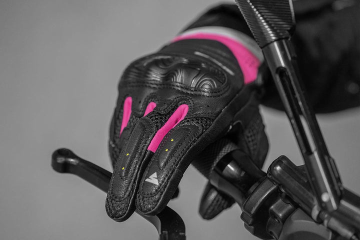 SHIMA RUSH Motorradhandschuhe - Atmungsaktive, Verstärkte, Stadt, Sommer, Touchscreen Handschuhe mit