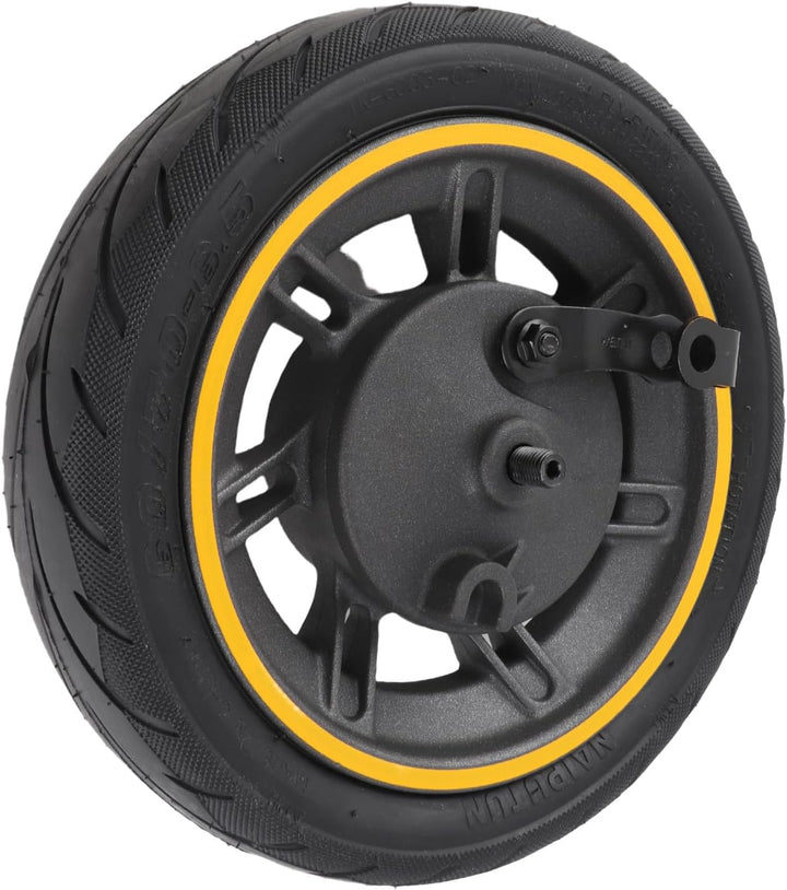 Hominas Elektroroller Vorderrad mit Trommelbremse für Ninebot Max G30, 10 Zoll 60/70-6,5 Vollgummire