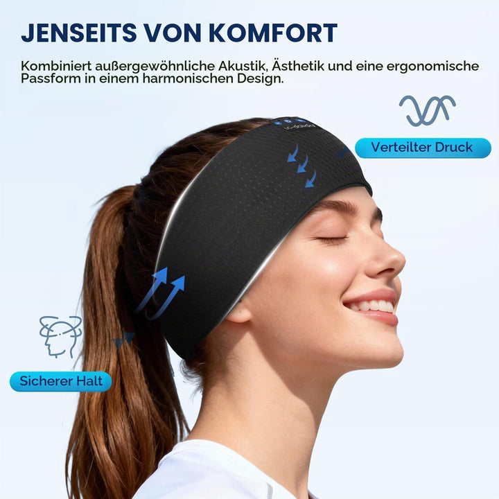LC-dolida Schlafkopfhörer Bluetooth Stirnband Kopfhörer, Schlafkopfhörer Seitenschläfer Schlaf zum K