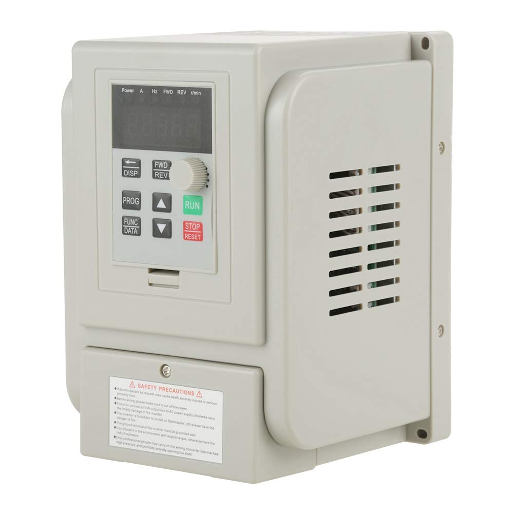 Nikou Frequenzumrichter - Gute Anti-Trip-Leistung Mehrfachschutz AC 220V 1,5 kW VFD-Drehzahlregler f