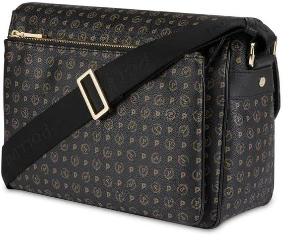 Pollini Heritage Classic Tasche mit Klappe Nero, Nero