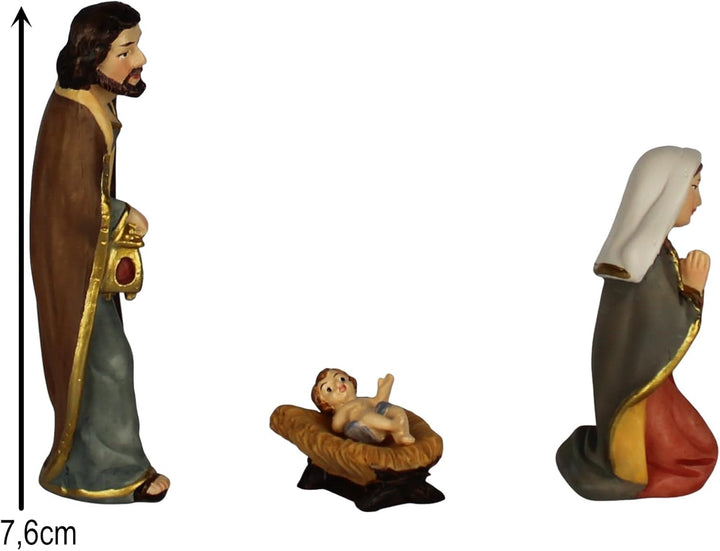 ZICOM Krippenfigurenset Haifa barock ca. 8cm 12-TLG. Polyresin, handbemalt