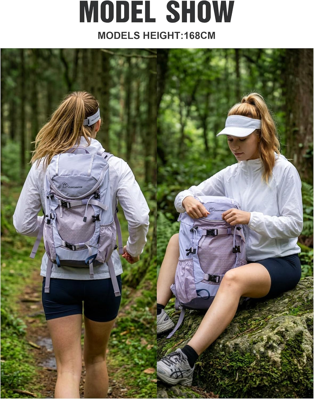 Mountaintop 20L Wanderrucksack Herren Damen Trekkingrucksack Reiserucksack Outdoor Rucksack Trekking