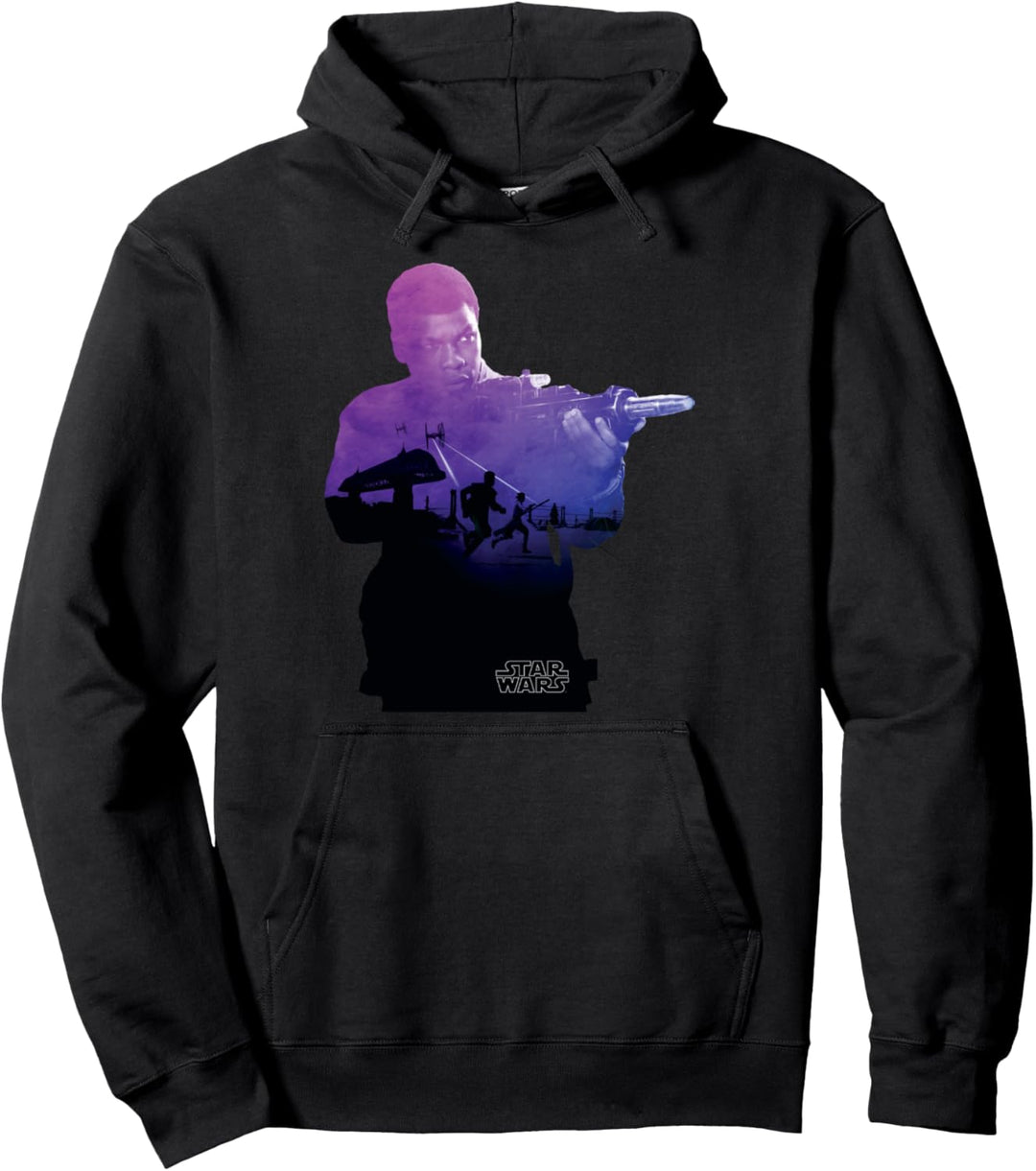 Star Wars Finn Silhouette Fill Pullover Hoodie