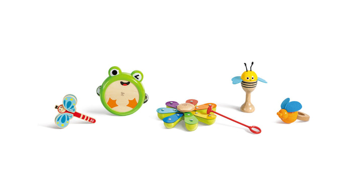 Hape Nature Band Rhythm Kit, Musikinstrument-Set für Kinder, ab 24 Monaten