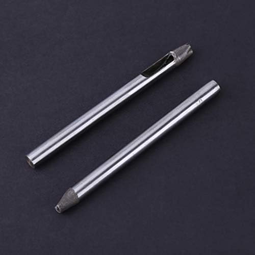 Cikonielf 20 Stück Leder Hohl Locher Leder Punch Set Kohlenstoffstahl Blume Form Leder Handwerk Werk