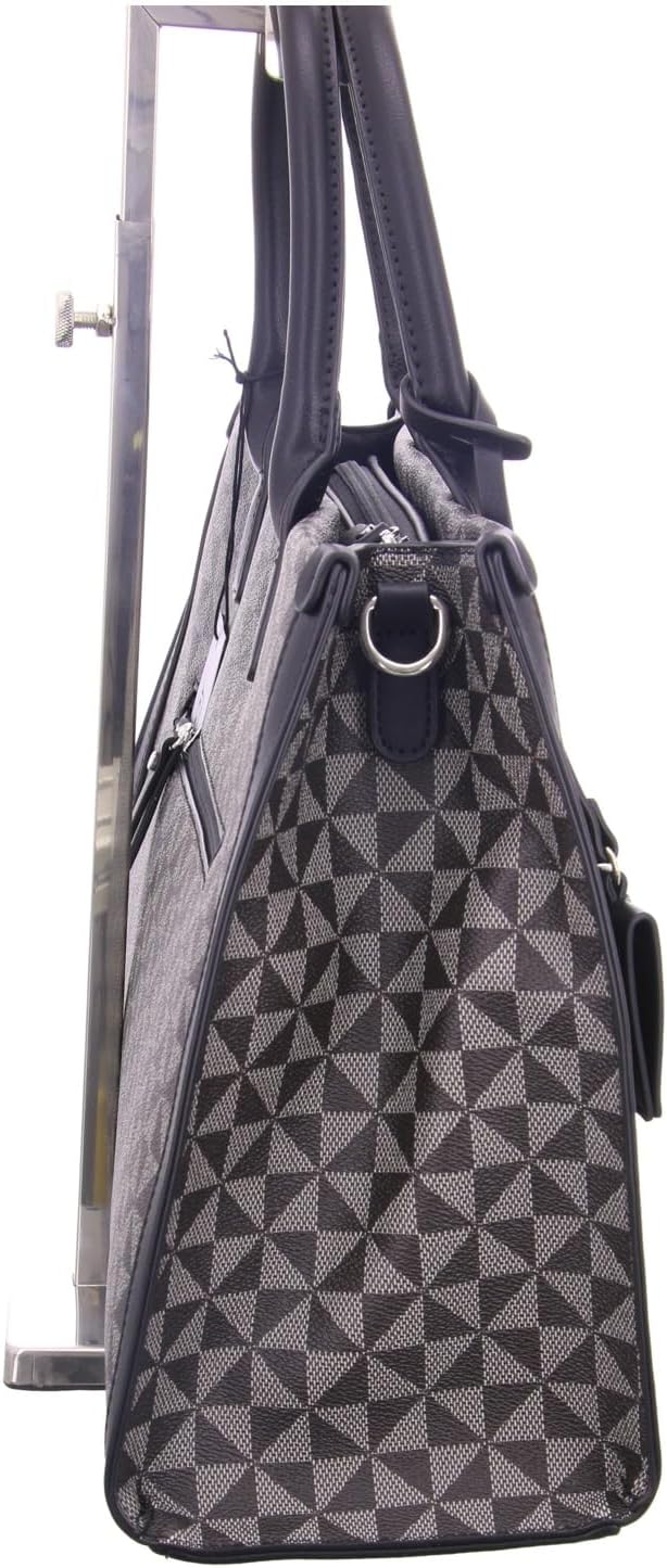 Gabor bags Barina Damen Shopper Umhängetasche Reissverschluss Mixed Black, Mixed Black