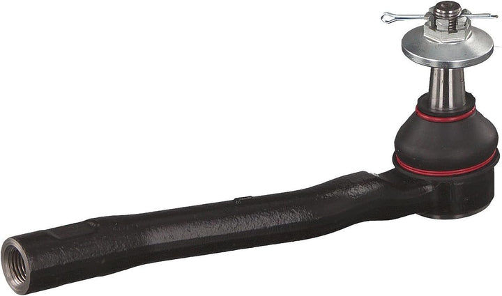 febi bilstein 43215 Spurstangenendstück mit Kronenmutter und Splint , 1 Stück Vorderachse links, Vor