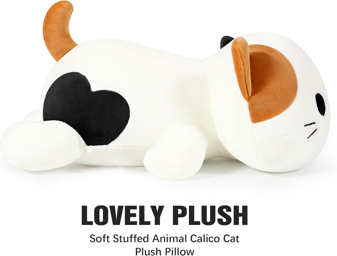 shownicer Plüschtier Katze Kuscheltier Stofftier Kawaii Katze Plüsch Kissen Spielzeug Kätzchen Plüsc