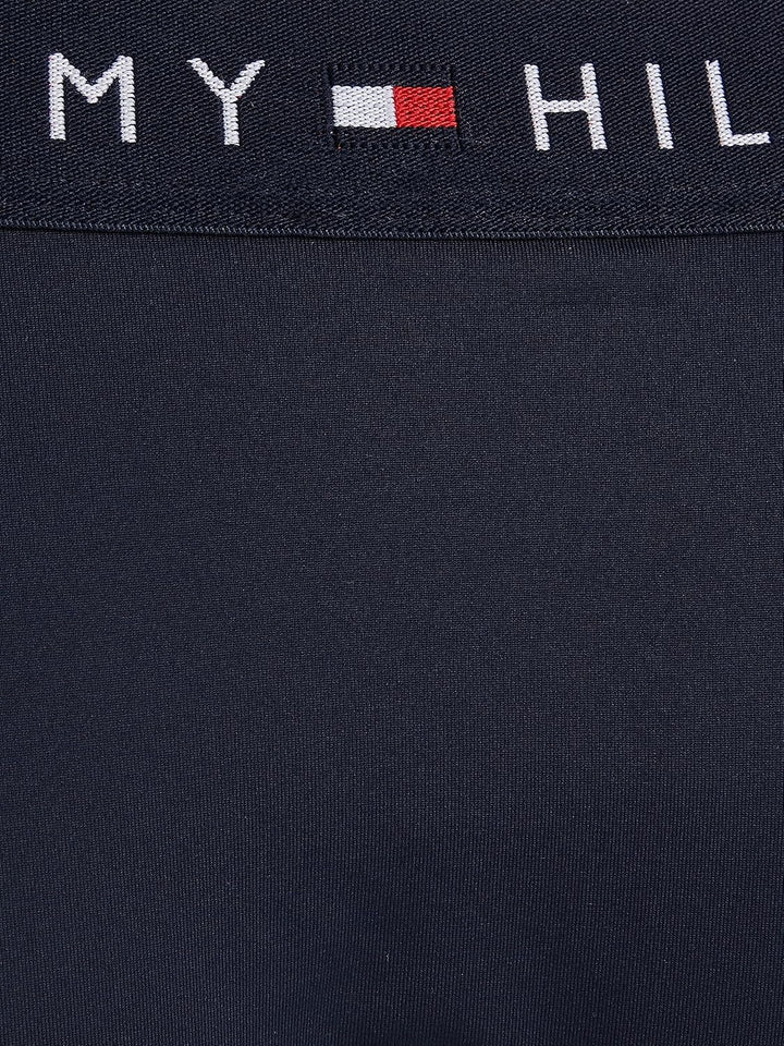 Tommy Hilfiger Damen Bikinihose Seitliche Schnürung Side Tie Cheeky Bikini Sport M Blau (Desert Sky)