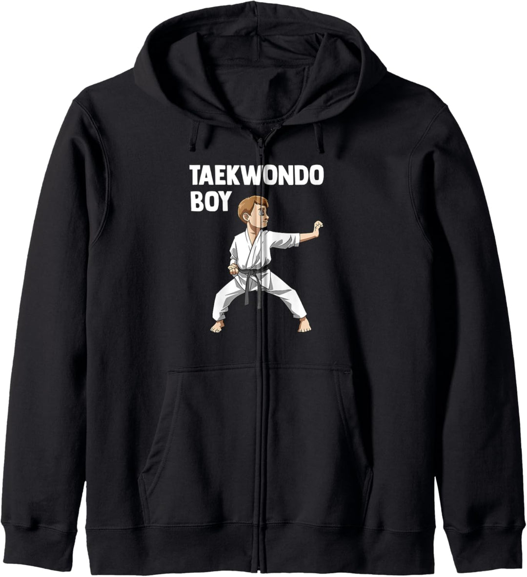 Taekwondo Boy - Kinder-Taekwondo-Kämpfer Kapuzenjacke