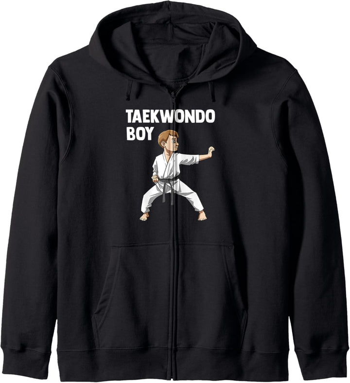Taekwondo Boy - Kinder-Taekwondo-Kämpfer Kapuzenjacke