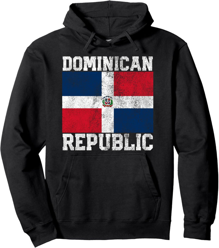 Dominikanische Republik Flagge Stolz Landhaus Nation Familie Pullover Hoodie