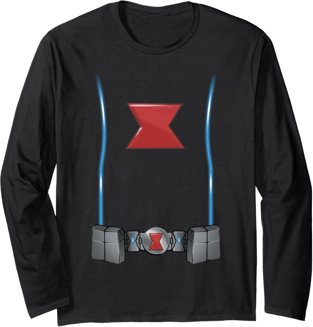 Marvel Black Widow Halloween Costume Langarmshirt