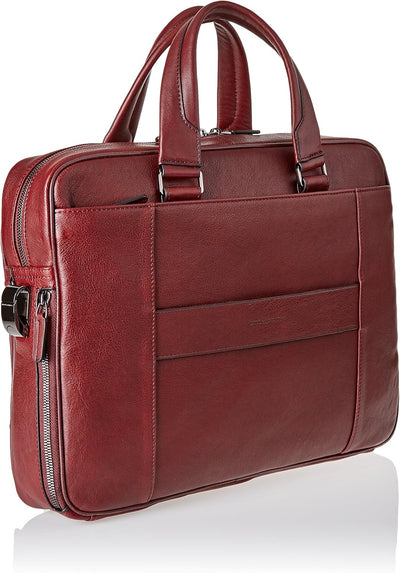 Piquadro Herren Black Square Handtasche (1er Pack) 10x28x40 cm (W x H x L) Rot (Bordeaux), 10x28x40