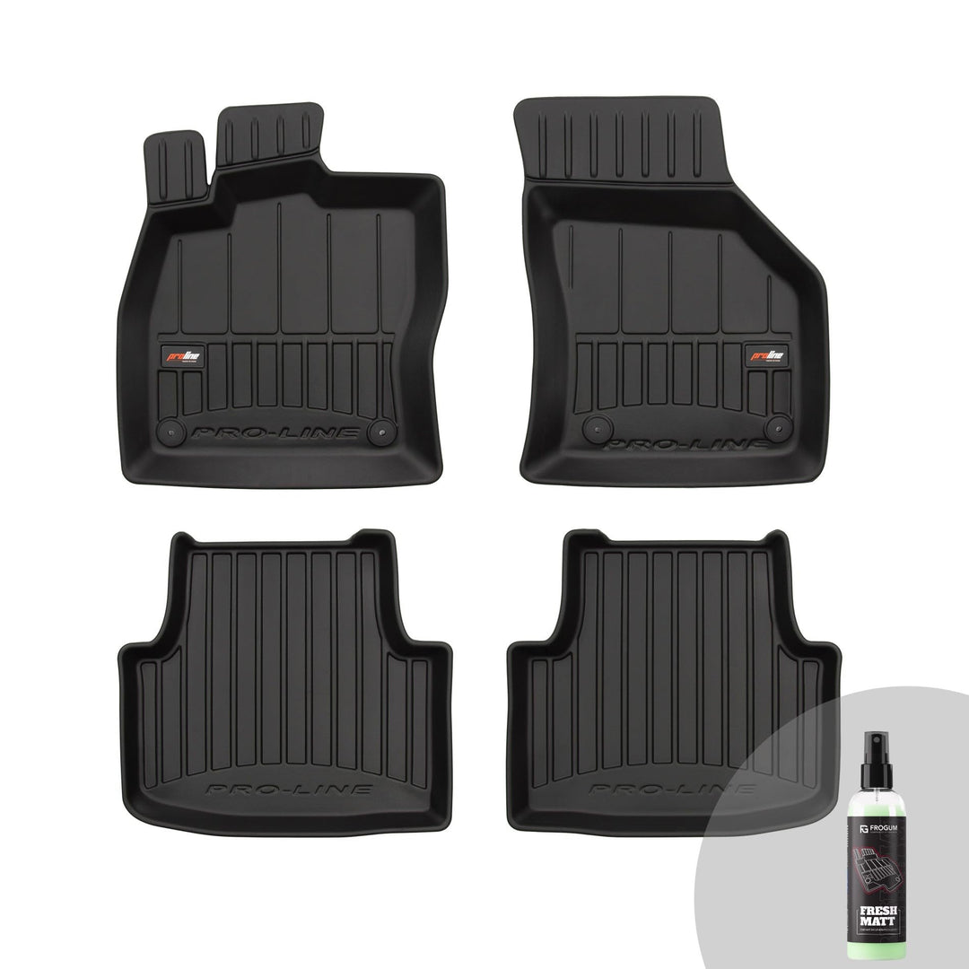 FROGUM ProLine 3D Gummimatten Exklusiven Auto Fussmatten Autofussmatten für SEAT Leon IV ab 2020 | D