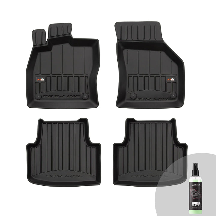 FROGUM ProLine 3D Gummimatten Exklusiven Auto Fussmatten Autofussmatten für SEAT Leon IV ab 2020 | D